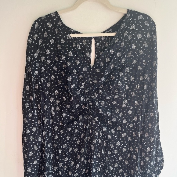 NWT! MADEWELL Ruched Midi Dress Size 8 - Picture 5 of 8